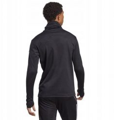 Bluza piłkarska adidas TIRO 23 Warm Top XL czarny. Czarne bluzy nierozpinane męskie ADIDAS, m, bez wzorów, bez ramiączek, bez kaptura. Za 145.23 zł.