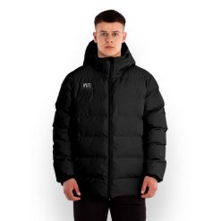 Kurtka Willian Martin London London Czarna. Czarne kurtki męskie Softee, bez wzorów, z materiału, sportowe, bez ramiączek, bez kaptura. Za 396.99 zł.