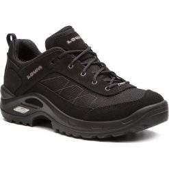 Trekkingi LOWA - Taurus II GTX LO GORE-TEX 310527 Black 0999. Czarne buty trekkingowe męskie Lowa, bez wzorów, z gore-texu, bez obcasa, bez zapięcia. W wyprzedaży za 399.00 zł.