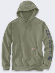 Bluza Carhartt Iconic K288 Logo Dusty Olive. Zielone bluzy nierozpinane męskie Sachs, m, bez wzorów, bez ramiączek, bez kaptura. Za 265.11 zł.