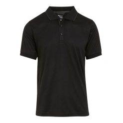 Koszulka Polo Męska Z Krótkim Rękawem. Czarne koszulki polo męskie Regatta, m, bez wzorów, bez kołnierzyka, bez ramiączek. Za 67.99 zł.