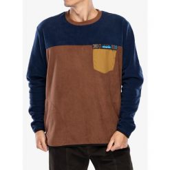 Bluza bez kaptura Kavu Crew Who. Brązowe bluzy nierozpinane męskie KAVU, m, bez wzorów, bez ramiączek, bez kaptura. Za 277.99 zł.