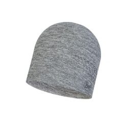 Czapka z elementami odblaskowymi Buff DryFlx Hat. Szare czapki męskie Buff, bez wzorów, sportowe. Za 99.99 zł.