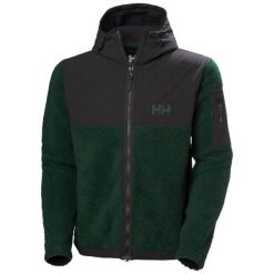 Kurtka z dresu Helly Hansen Patrol Pile. Czarne kurtki męskie Helly Hansen, bez wzorów, z dresówki, sportowe, bez ramiączek, bez kaptura. Za 680.50 zł.