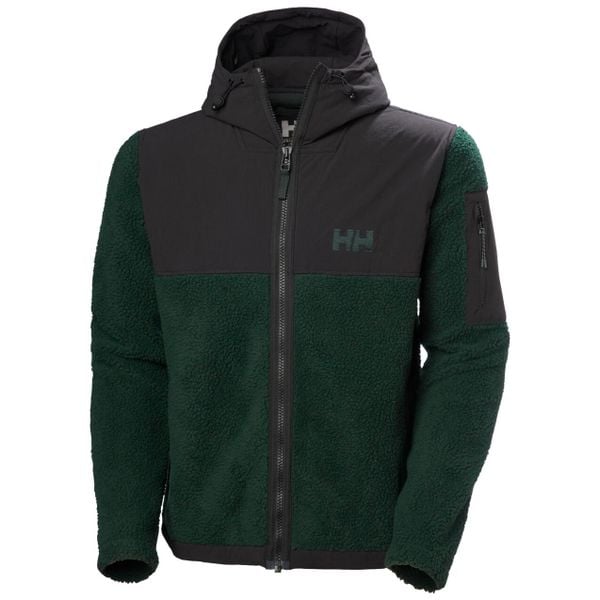 Kurtka z dresu Helly Hansen Patrol Pile. Czarne kurtki męskie Helly Hansen, bez wzorów, z dresówki, sportowe, bez ramiączek, bez kaptura. W wyprzedaży za 612.95 zł.