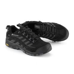 Buty trekkingowe niskie unisex Alpine Pro Okane Vibram. Czarne buty trekkingowe męskie Alpine Pro, bez wzorów, sportowe, bez obcasa, bez zapięcia. W wyprzedaży za 399.00 zł.