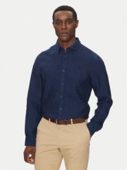 Michael Kors Koszula CS4400H4YT Granatowy Relaxed Fit. Niebieskie koszule męskie Michael Kors, m, bez wzorów, ze lnu, bez kołnierzyka, bez ramiączek. Za 489.99 zł.