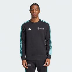 Bluza Mercedes - Amg Petronas Formula One Team Dna Sweat. Białe bluzy nierozpinane męskie ADIDAS, l, bez wzorów, bez ramiączek, bez kaptura. Za 259.00 zł.