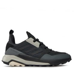 Trekkingi adidas. Czarne buty trekkingowe męskie ADIDAS, bez wzorów, bez zapięcia, trekkingowe, adidas terrex. Za 279.99 zł.