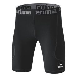 Krótkie rajstopy Erima Elemental w kolorze czarnym. Czarne bielizna termoaktywna męska Erima, bez wzorów, bez ramiączek, do piłki nożnej. Za 240.99 zł.