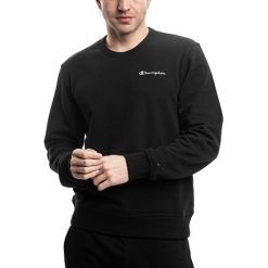 Bluza Męska Champion Treningowa Dresowa Sportowa Sweter bez Kaptura roz. XL. Czarne bluzy z kapturem męskie CHAMPION, l, bez wzorów, z bawełny, bez kaptura. Za 310.49 zł.