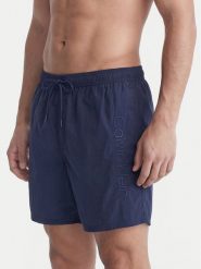 Calvin Klein Swimwear Szorty kąpielowe LV00N61029 Granatowy Regular Fit. Niebieskie kąpielówki męskie Calvin Klein Swimwear, l, bez wzorów, z syntetyku. Za 289.99 zł.