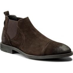 Sztyblety STRELLSON - Benchill 4010002250 Dark Brown 702. Brązowe sztyblety męskie Strellson, z materiału. W wyprzedaży za 299.00 zł.