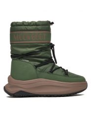 Moon Boot Śniegowce 80D2490010 Zielony. Zielone buty zimowe męskie Moon Boot, bez wzorów, ze skóry, bez obcasa, bez zapięcia. Za 899.99 zł.