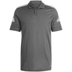 Koszulka męska adidas Squadra 25 Polo. Białe koszulki polo męskie ADIDAS, l, bez wzorów, sportowe, bez kołnierzyka, bez ramiączek. Za 99.00 zł.