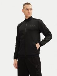 EA7 Emporio Armani Bluza 7M000307 AF13526 UC001 Czarny Regular Fit. Czarne bluzy rozpinane męskie EA7 Emporio Armani, m, bez wzorów, z syntetyku, bez ramiączek, bez kaptura. Za 489.99 zł.