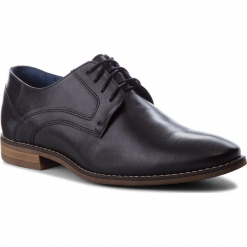 Półbuty SERGIO BARDI - Banzi SS127329318MD 101. Czarne eleganckie półbuty męskie Sergio Bardi, z materiału, klasyczne. W wyprzedaży za 179.00 zł.