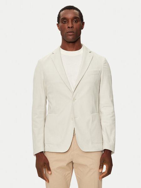 Boss Marynarka P-Hanry 50527909 Écru Slim Fit. Marynarki męskie Boss, m, bez wzorów, z syntetyku. Za 1,359.00 zł.