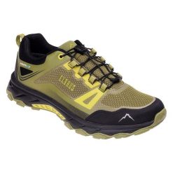 Męskie Buty Turystyczne Ergides. Czarne buty trekkingowe męskie ELBRUS, bez wzorów, bez zapięcia, trekkingowe. Za 318.99 zł.