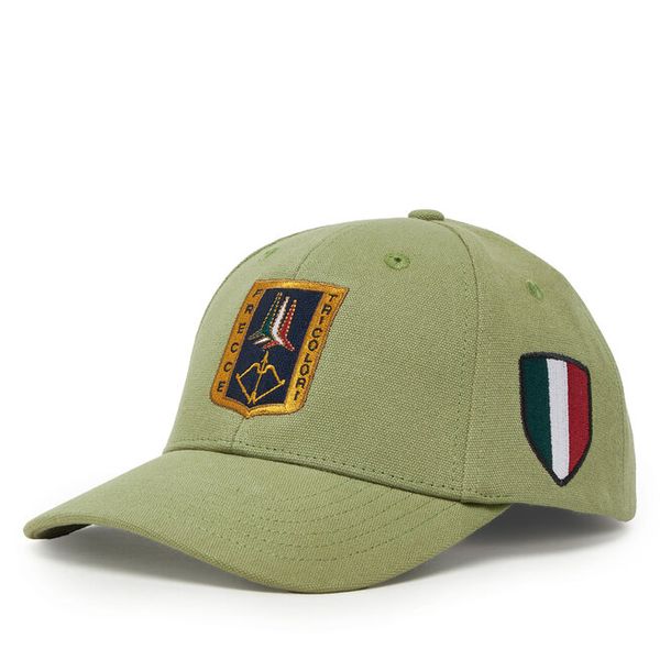 Czapka z daszkiem Aeronautica Militare. Zielone czapki męskie Aeronautica Militare, bez wzorów. Za 149.99 zł.