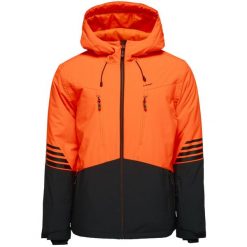 Wodoodporna kurtka narciarska dla mężczyzn Lawnor w kolorze pomarańczowym XL. Brązowe kurtki narciarskie i snowboardowe męskie ZEAGLE, na zimę, m, bez wzorów, bez kaptura, narciarskie. Za 338.88 zł.