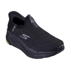 Buty treningowe męskie Skechers Max Cushioning Premier 2.0. Czarne buty treningowe męskie Skechers, bez wzorów, z gumy, bez zapięcia. Za 659.00 zł.
