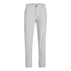 Spodnie Jack & Jones Stace Chino crockery. Eleganckie spodnie męskie Jack&Jones, bez wzorów, sportowe. Za 253.76 zł.