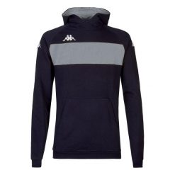 Bluza z kapturem Kappa Daccio. Niebieskie bluzy nierozpinane męskie Kappa, xl, bez wzorów, z kapturem. Za 263.50 zł.