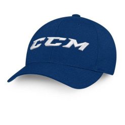 CCM - Czapka Team Flexfit - Dorośli - Granatowy L/XL. Niebieskie czapki męskie CCM, bez wzorów. Za 195.75 zł.