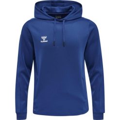 Bluza do piłki ręcznej dla dorosłych Hummel hml CORE XK poly z kapturem. Niebieskie bluzy nierozpinane męskie HUMMEL, m, bez wzorów, z kapturem. Za 191.00 zł.