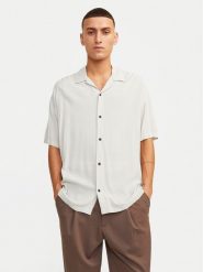 Jack & Jones Koszula Jeff 12248386 Écru Relaxed Fit. Koszule męskie Jack & Jones, l, bez wzorów, z wiskozy, bez kołnierzyka, bez ramiączek. Za 144.99 zł.