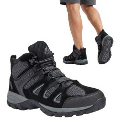 Buty trekkingowe męskie KADVA Traver Mid WP. Czarne buty trekkingowe męskie KADVA, bez wzorów, bez zapięcia, trekkingowe. Za 199.99 zł.