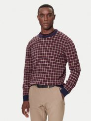 Gant Sweter 8050253 409 Bordowy Regular Fit. Czerwone kardigany męskie Gant, m, bez wzorów, z bawełny, bez ramiączek. Za 509.99 zł.
