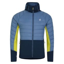 Męska Kurtka Hybrydowa Descending. Niebieskie kurtki męskie Dare 2B, m, bez wzorów, z puchu, sportowe, bez ramiączek, bez kaptura. Za 127.99 zł.