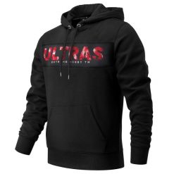 Bluza męska z kapturem EXTREME HOBBY ULTRAS 2024. Czarne bluzy nierozpinane męskie EXTREME HOBBY, l, bez wzorów, z bawełny, bez ramiączek, z kapturem. Za 249.00 zł.