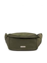 Calvin Klein Nerka Sleek Waistbag Sling LV04D3148G Zielony. Zielone saszetki męskie Calvin Klein, bez wzorów, ze skóry. Za 369.99 zł.