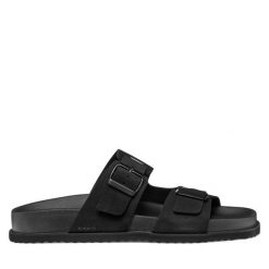 Klapki Geox. Czarne klapki i japonki męskie Geox, bez wzorów. Za 359.99 zł.