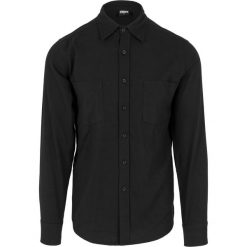 Miejska klasyczna koszula basic flanell gt. Czarne koszule męskie Urban Classics, m, bez wzorów, bez kołnierzyka, bez ramiączek. Za 169.80 zł.