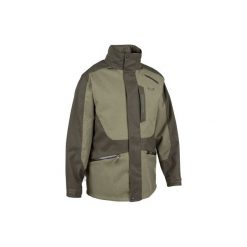 Kurtka myśliwska Supertrack 300 Imper. Brązowe kurtki męskie SOLOGNAC. Za 299.99 zł.