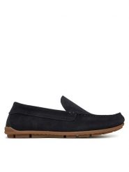Marc O'Polo Mokasyny RR1M3030 Granatowy. Niebieskie mokasyny męskie Marc O'Polo, ze skóry, bez zapięcia. Za 389.99 zł.