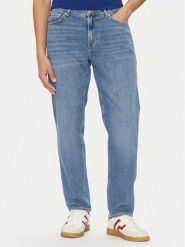 Tommy Hilfiger Jeansy Harlem MW0MW38815 Niebieski Tapered Fit. Niebieskie jeansy męskie Tommy Hilfiger, bez wzorów, z bawełny. Za 239.99 zł.