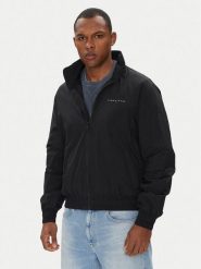 Tommy Jeans Kurtka przejściowa Essential DM0DM21667 Czarny Regular Fit. Czarne kurtki męskie Tommy Jeans, m, bez wzorów, z jeansu, bez ramiączek, bez kaptura. Za 399.99 zł.