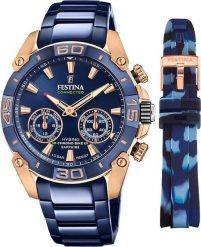 Zegarek Festina Zegarek męski Festina F20549-1 niebieski. Niebieskie zegarki męskie Festina. Za 1,307.99 zł.
