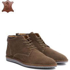Khaki Skórzane Botki Simpli. Sztyblety męskie Born2be. Za 64.99 zł.