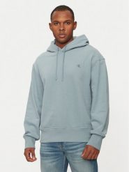 Calvin Klein Jeans Bluza J30J326748 Niebieski Regular Fit. Niebieskie bluzy nierozpinane męskie Calvin Klein Jeans, m, bez wzorów, z bawełny, bez ramiączek, bez kaptura. Za 309.99 zł.