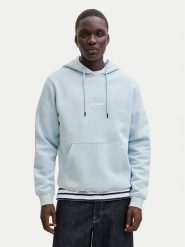 Jack & Jones Bluza Soho 12278789 Błękitny Relaxed Fit. Niebieskie bluzy nierozpinane męskie Jack & Jones, m, bez wzorów, z bawełny, bez ramiączek, bez kaptura. Za 179.99 zł.