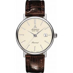 Zegarek Atlantic Męski Seacrest 50354.41.91 Szafirowe szkło brązowy. Brązowe zegarki męskie Atlantic. Za 1,165.00 zł.