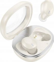 Słuchawki Hoco EQ3 kremowe. Białe słuchawki bluetooth Hoco. Za 44.22 zł.