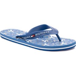 Japonki TOMMY HILFIGER - City Print Beach Sandal FM0FM01361 Monaco Blue 408. Klapki i japonki męskie marki Tommy Hilfiger. W wyprzedaży za 119.00 zł.