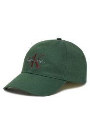 Calvin Klein Czapka z daszkiem LV04G5004G Zielony. Zielone czapki męskie Calvin Klein, bez wzorów, z bawełny. Za 109.99 zł.